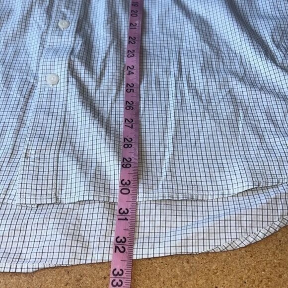 Simms Checkered Shirt 100% Cotton Colorado River Cattle Ranch Mens Size Large - Picture 11 of 13